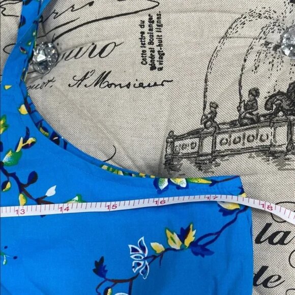 Yesno Women's Plus Size Floral Midi Dress - Picture 5 of 8